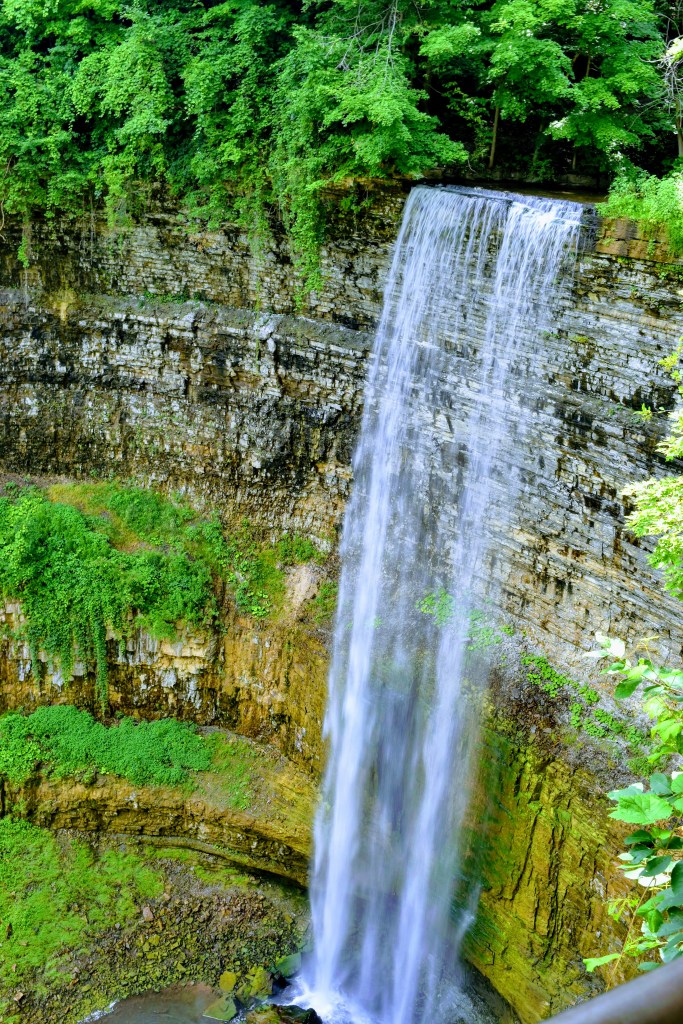 Tews Falls is a 135 foot / 41 meter tall waterfall in the city of Hamilton, Ontario.