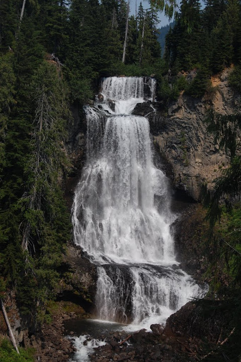 Alexander Falls is a 141 foot / 43 meter tall waterfall in British Columbia.