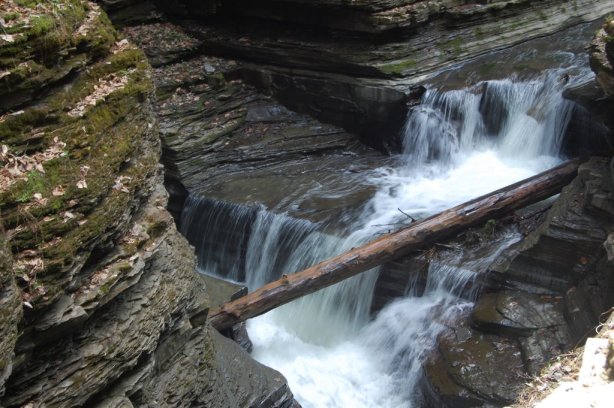 Waterfall in Watkins Glen in May 2009