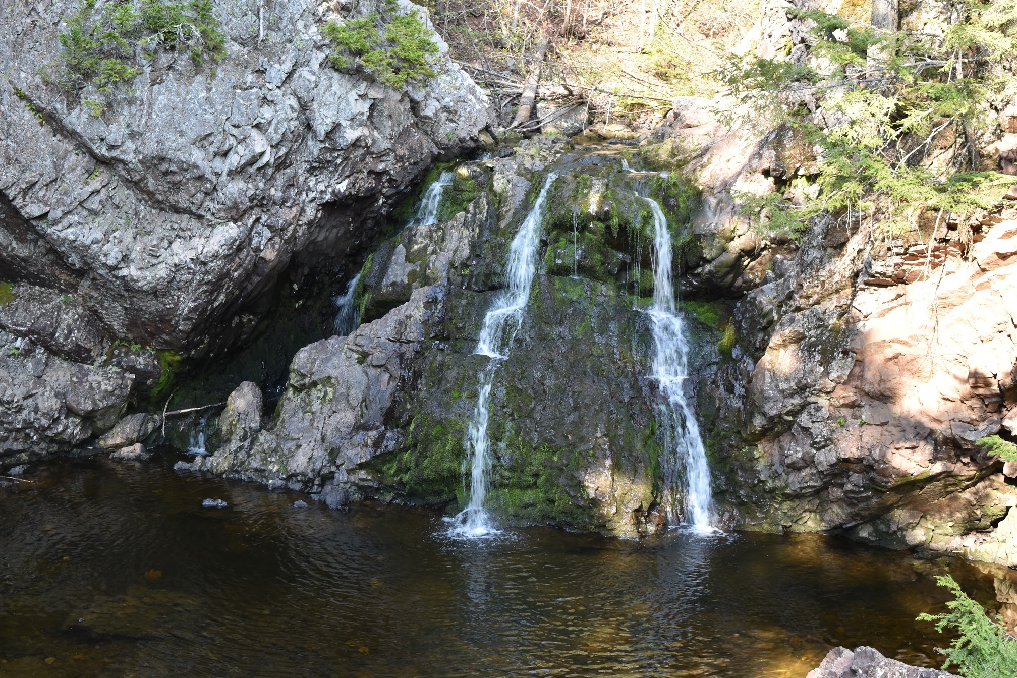 Waddell Falls is a 10 foot / 3 meter tall waterfall in Nova Scotia.