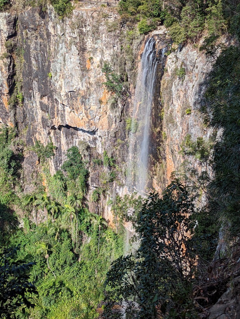Goomoolahra Falls is a 918 foot / 280 meter tall waterfall in South East Queensland in Springbrook National Park.